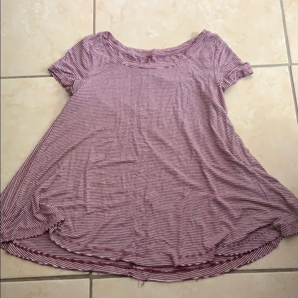 mossimo supply striped shirt size XS